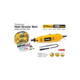 5260 Hobi Gravür Seti 130 Watt 211 Parça Profesyonel Mini Taşlama ve Gravür Makinesi