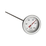 Ø52MM 0/500 C° 30 cm Dalma Boylu Fırın Termometresi, 30 cm Problu 500 Derece Bahçe,pizza,pide,e