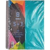 5+3 200 Yp 8 Bölmeli Ayraçlı Defter
