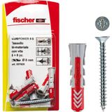 537629 Dübel Vidalı Duopower, Gri/kırmızı, 8 x 40 Mm, 8 Adet Set - Çok Renkli - Standart