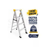 5+4 Alüminyum Ters Açılır Pro Merdiven Çok Amaçlı/Pratik/Kolay