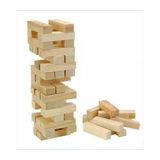 54 Parça Ahşap Denge Jenga Oyunu Bx40