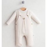5442T Bebek Little Bear Salopet Takım - Ekru