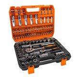 5446 1/2''- 1/4'' Lokma Takımı, Bits Uç Lokma Setli - 108 Parça
