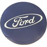 55.5 mm Yapıştırma Jant Göbek Arması Takım (4 Adet) Ford - Çok Renkli