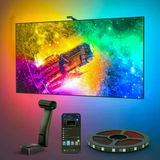 55-65 İnç Tv'ler Ve Pc İçin Çift Kameralı Govee Envisual Tv Arka Işığı T2, Dekorasyon İçin Alexa Ve Google Assistant İle Uyumlu Rgbıc Wifi Tv Led Arka Işığı