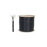 55 Metre Cat 6 Cat6 Kalın Internet Kablosu Eternet Modem Ağ Kablo Siyah Dış Ortam