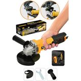 550W 125MM Spiral Taşlama Makinesi, Ahşap ve Metal Kesim, Mavi - Seçenek 1