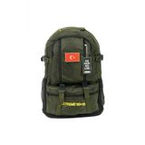55+10 Litre Genisletilebilir Haki Dagci Outdoor Kamp Sirt Cantasi