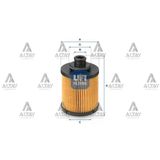 55197218 Yag Fıltresı Albea / Fıorıno / Doblo / Punto / Lınea / Astra H / Combo / Corsa C 1.3Jtd Ufı Sogutucu Oem (Orijinal Equipment Manufacturer)
