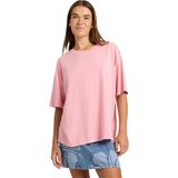 555 Roxy Talloversize Wa Kadın Pembe Tişört - XL
