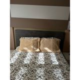 55*80 Peluş Yastık Kılıfı Çift - Acı Kahve - 55x80