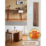 55CM-60CM-65CM-70CM 4'lük Meşe Boyalı Masa&sehpa&sandalye Ayağı - AÇILI APARAT