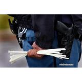 55Cm X 8Mm Plastik Kelepçe Tutuklama-Polis-Jandarma Kelepçesi