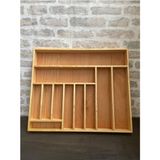 55X45 cm Ayfiwood Ahşap Kaşıklık Çekmece Içi Yemek Takımı ve Servis Gereçleri Düzenleyici Organizer - 55 x 48 cm