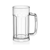 560 ml Kırılmaz Polikarbon Plastik Bira Bardağı ( Dikkat : Cam Değildir. ) - Beyaz - 580 ml
