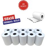 56*16 Termal Pos Yazarkasa Rulosu 40'lı Paket