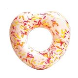 56253 Kalp Şekilli Simit 104 Cm, Su Sporları, Plaj Malzemesi, Şişme Ürün, Yüzme Aksesuarı, Kamp, Dalış, Güvenlik - Ahşap - 0 - 1 Yaş