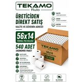 56X14 Yazar Kasa Pos Rulosu ( 54 Paket) 540 Adet Bir Koli