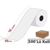 56x16 Metre Termal Yazarkasa Pos Kredi Kartı Rulosu 500'lü Koli