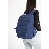 571 Collection Klinkır Kumaş Lise Üniversite Okul Çantası 45*30 Cm Çok Cepli Unisex Sırt Çantası