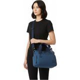 571 Collections Çanta 571 Collections %100 vegan krinkıl Omuz&uzun askılı Çanta - Lacivert
