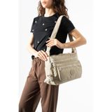 571 Collections Çanta Çapraz Askılı Ultra Hafif Çok Cepli Omuz Çantası Bej Model: (571-6B)