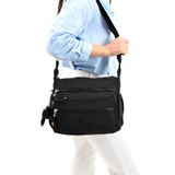 571 Collections Çanta Çapraz Askılı Ultra Hafif Çok Cepli Omuz Çantası Siyah (Model: ) 571-6A