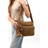 571 Collections Çanta Çapraz Askılı Ultra Hafif Çok Cepli Omuz Çantası Taba (Model: ) 571-6D
