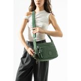 571 Collections Çanta Çapraz Askılı Ultra Hafif Çok Cepli Omuz Çantası Yeşil (Model: 571-6A)