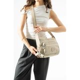 571 Collections Çanta Ultra Hafif, Çok Cepli , Çok Bölmeli Çapraz Askılı Postacı Çanta (Spor, Seyahat, Gündelik) Bej Model: 571-6A