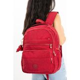571 Collections Çanta Ultra Hafif Çok Cepli Orta Boy Sırt Çantası Kırmızı (Model: 571-3E)