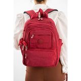 571 Collections Çanta Ultra Hafif Çok Cepli Orta Boy Sırt çantası Kırmızı Model: (571-3S)