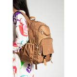 571 Collections Çanta Ultra Hafif Çok Cepli Su Geçirmez Sırt Çantası Unisex Taba (Model: 571-1H)