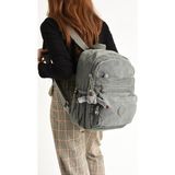 571 Collections Çanta Unisex Ultra Hafif Orta Boy Çok Cepli Su Geçirmez Günlük Veya Seyahat Sırt Çantası - Gri