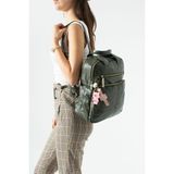 571 Collections Çanta Yıkanmış Deri, Çok Gözlü, Laptop Bölmeli sırt Çantası (Gündelik, Seyahat) Yeşil Model: (571-14-17N)
