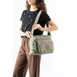 571 Collections Çapraz Askılı Ultra Hafif Çok Cepli Bayan Omuz Çantası Vizon (Model: 571-6B)