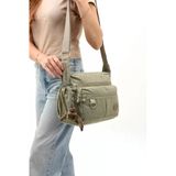 571 Collections Çapraz Askılı Ultra Hafif Çok Cepli Bayan Omuz Çantası Vizon (Model: 571-6D)