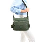 571 Collections Çapraz Askılı Ultra Hafif Çok Cepli Bayan Omuz Çantası Yeşil (Model: 571-6A)