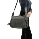 571 Collections Çapraz Askılı Ultra Hafif Çok Cepli Bayan Omuz Çantası Yeşil (Model: 571-6B)