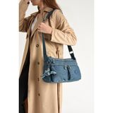 571 Collections Çapraz Askılı Ultra Hafif Çok Cepli Omuz Çantası Mavi (Model: 571-6R)