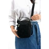 571 Collections Çapraz Askılı Ultra Hafif Çok Cepli Unisex Çantası Siyah (Model: 571-6K)