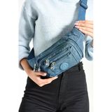 571 Collections Çok Cepli Bel Çantası Unisex Mavi (Model: 571-7F)