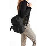 571 Collections Hem Sırt Hem Göğüs Spor Genç Kadın Çantası Siyah (Model: 571-8C)