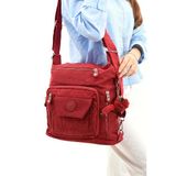 571 Collections Ultra Hafif Hem Sırt Hem Omuz Kadın Çantası Kırmızı (Model: 571-5B)