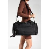 571 Collections Ultra Hafif Su Geçirmez Seyahat Spor Çantası Unisex Siyah (Model: 571-7C)
