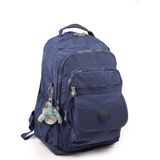 571 Krinkıl/klinkır Su Geçirmez Hafif Çok Gözlü Spor, Seyahat, Okul, Laptop Sırt Çantası Lacivert 9-2A - 44*30*15