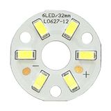 5730 12V 3W 32mm Beyaz Led Modül Aluminyum Pcb 6 Led Lamba Aydınl