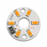 5730 5V 3W 31mm Sarı Led Modül Aluminyum Pcb 6 Led Lamba Aydınlatma Işık