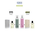 575 + 444 Erkek/Kadın Parfüm Edp 50 ml Woody/Oriental + No: 575 + No: 444 Erkek/Kadın Body Mist Edt 210 ml Woody/Oriental -Mnms575444bmset